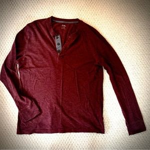 Burgundy Henley